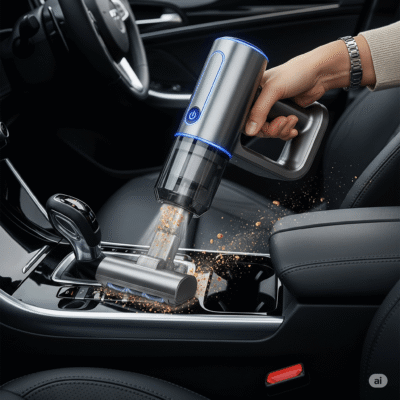 Aspirator Auto Portabil cu Încărcare USB-C