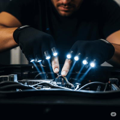 Mănuși LED reîncărcabile – Cadou practic pentru bărbați