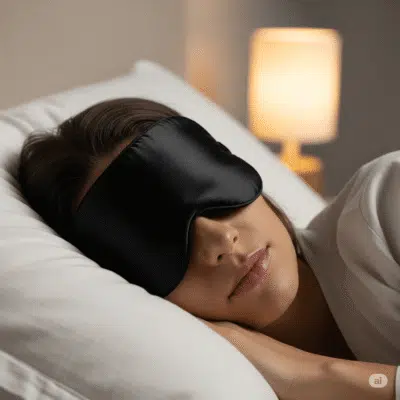 Masca de Somn Aosun din Mătase Naturală – 100% Bio, Ultra-Confort